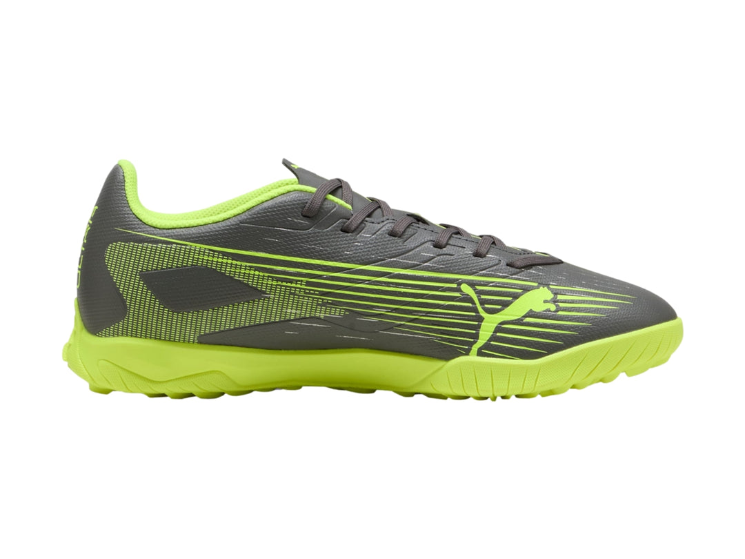 Tenis de Fútbol PUMA Ultra 5 Play TT Plata y Amarillo para Hombre