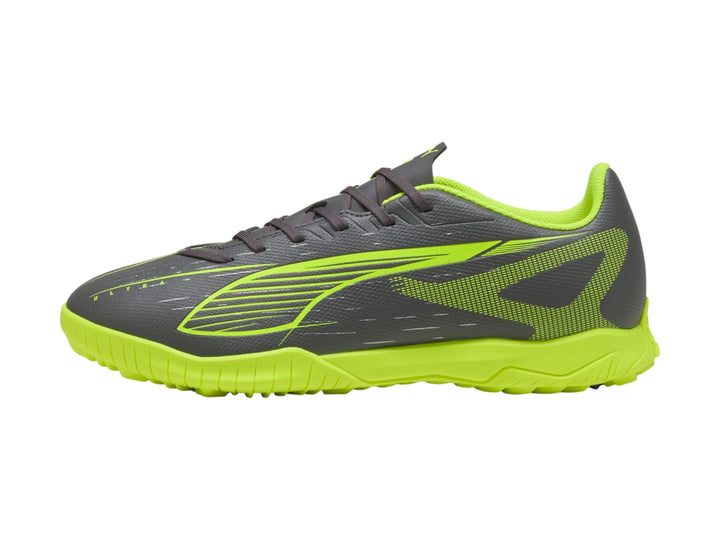 Tenis de Fútbol PUMA Ultra 5 Play TT Plata y Amarillo para Hombre