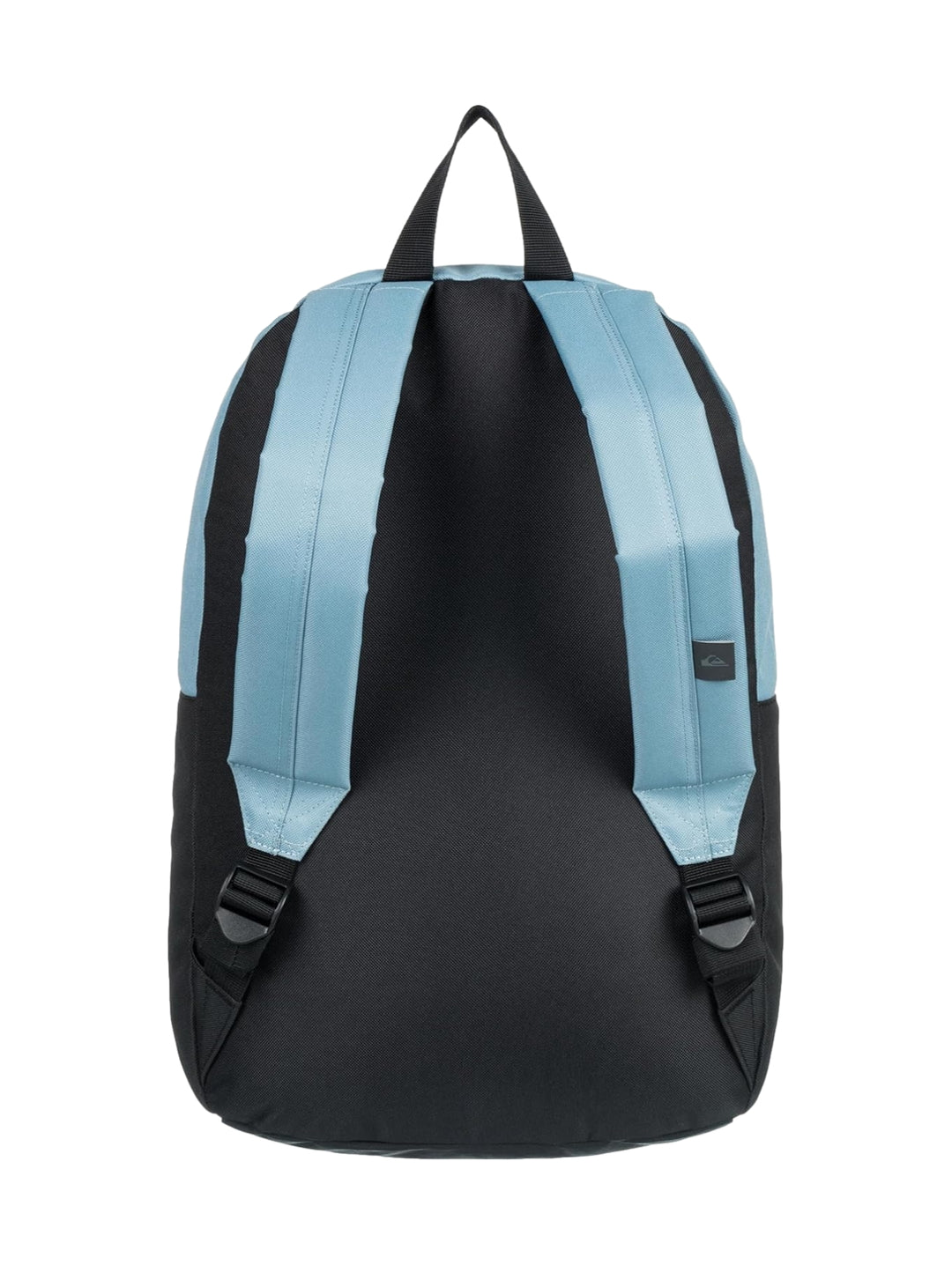 Mochila Quiksilver bicolor en color gris cadete y negro con logotipo blanco frontal.