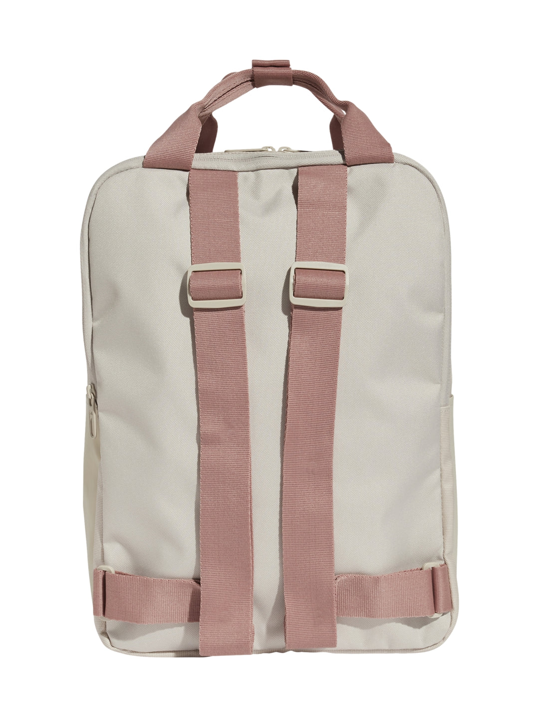 Mochila Adidas Classic Prime en color beige con correas y asa en tono warm clay.