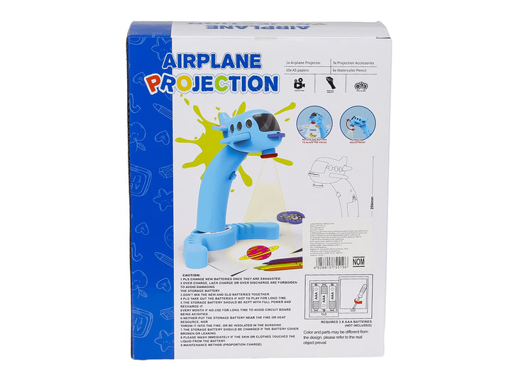 Juego Proyector de Avión Kelder Toys Azul para Nino