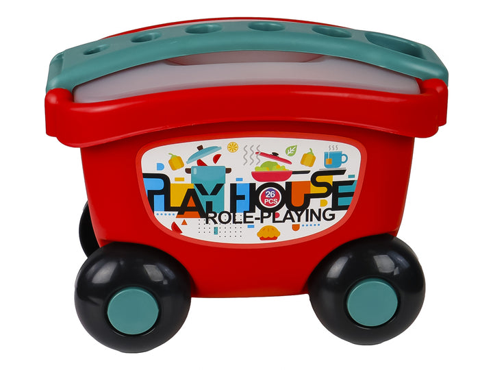 Carrito de Cocina Kelder Toys Rojo para Nino y Nina