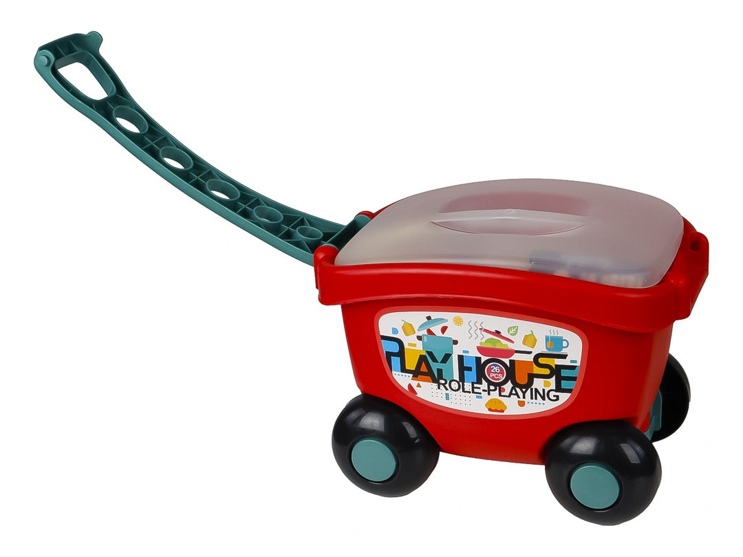 Carrito de Cocina Kelder Toys Rojo para Nino y Nina