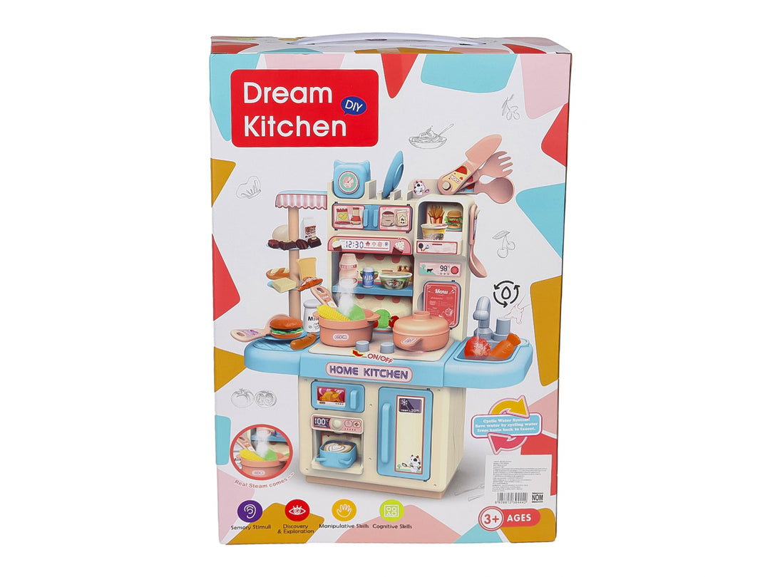 Set de Cocina Kelder Toys Rosa y Azul para Nino y Nina