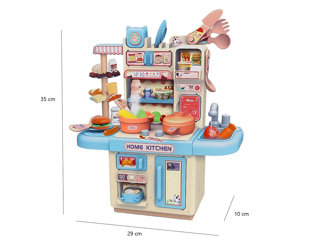 Set de Cocina Kelder Toys Rosa y Azul para Nino y Nina