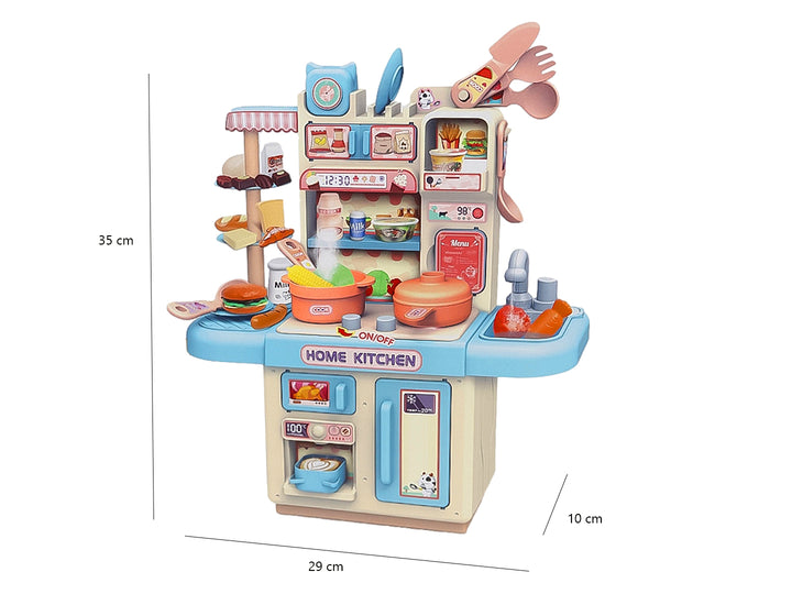 Set de Cocina Kelder Toys Rosa y Azul para Nino y Nina