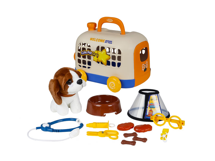 Mascota de Juguete con Accesorios Kelder Toys Blanco y Café