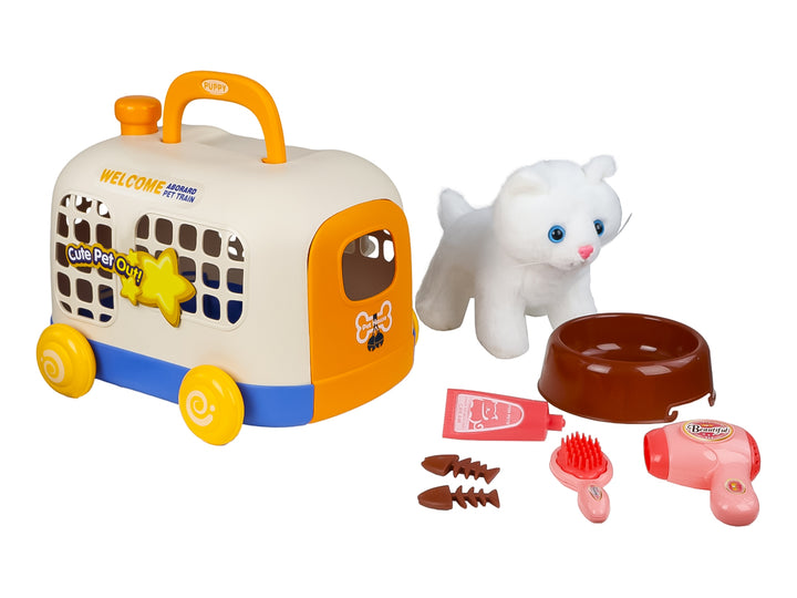 Set Mascota de Juguete Blanco con Accesorios Kelder Toys para Nino