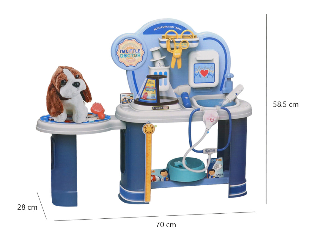 Set de Juego Veterinario Kelder Toys Azul para Nino
