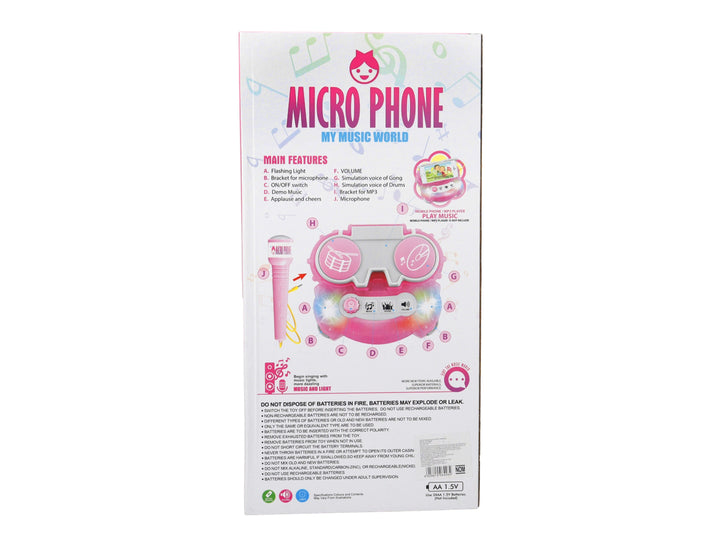 Kit Juego de Karaoke Kelder Toys Rosa para Nina