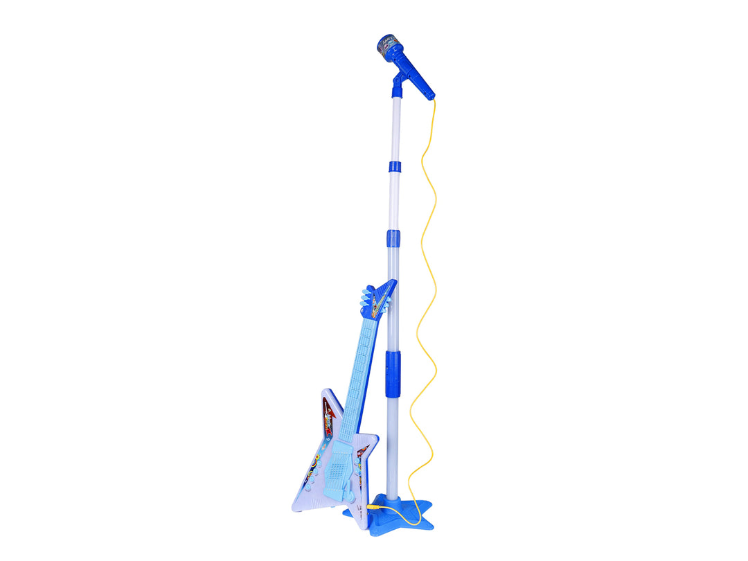 Kit de Juguete Micrófono y Guitarra Kelder Toys Azul
