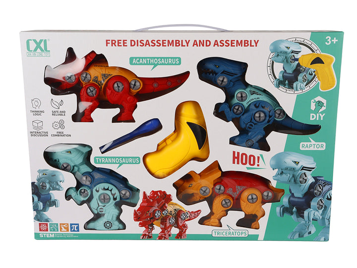 Kelder Toys Dinosaurios Armables Café Gris para Niño