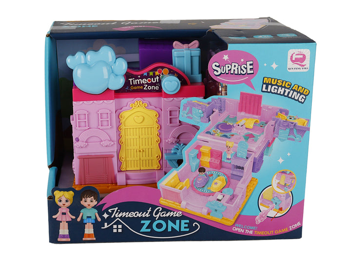 Set Casa de Juguete Kelder Toys Rosa y Lila para Nina