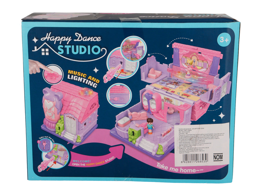 Set Casa de Juguete Kelder Toys Rosa y Lila para Nina