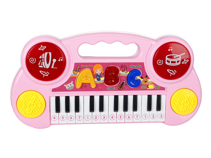 Piano Didáctico Kelder Toys Rosa y Blanco para Niña
