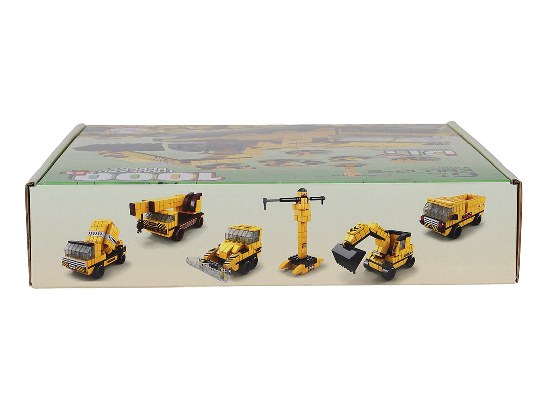 Kelder Toys Vehículos de Ingeniería de Bloques Amarillo