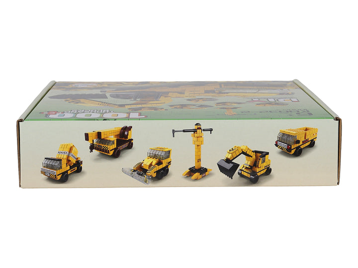 Kelder Toys Vehículos de Ingeniería de Bloques Amarillo
