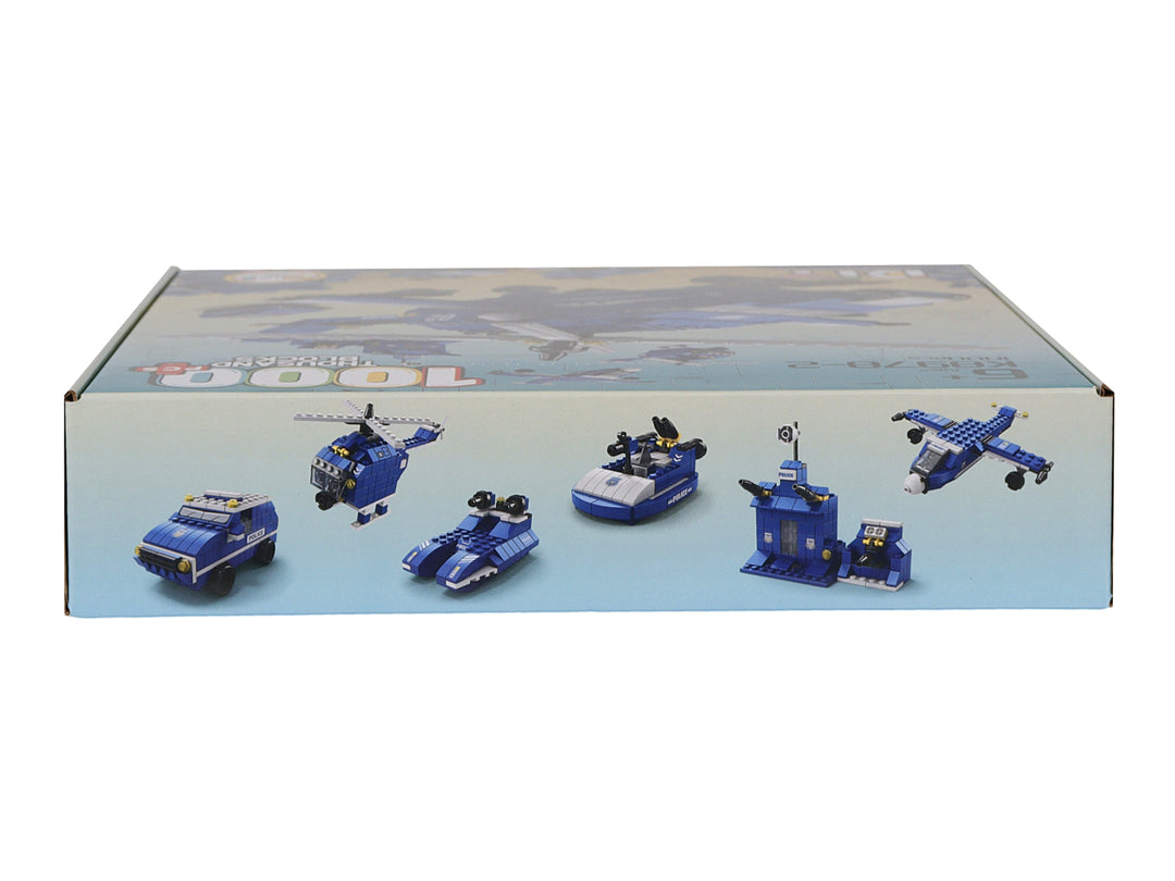 Helicóptero de Bloques Kelder Toys Azul