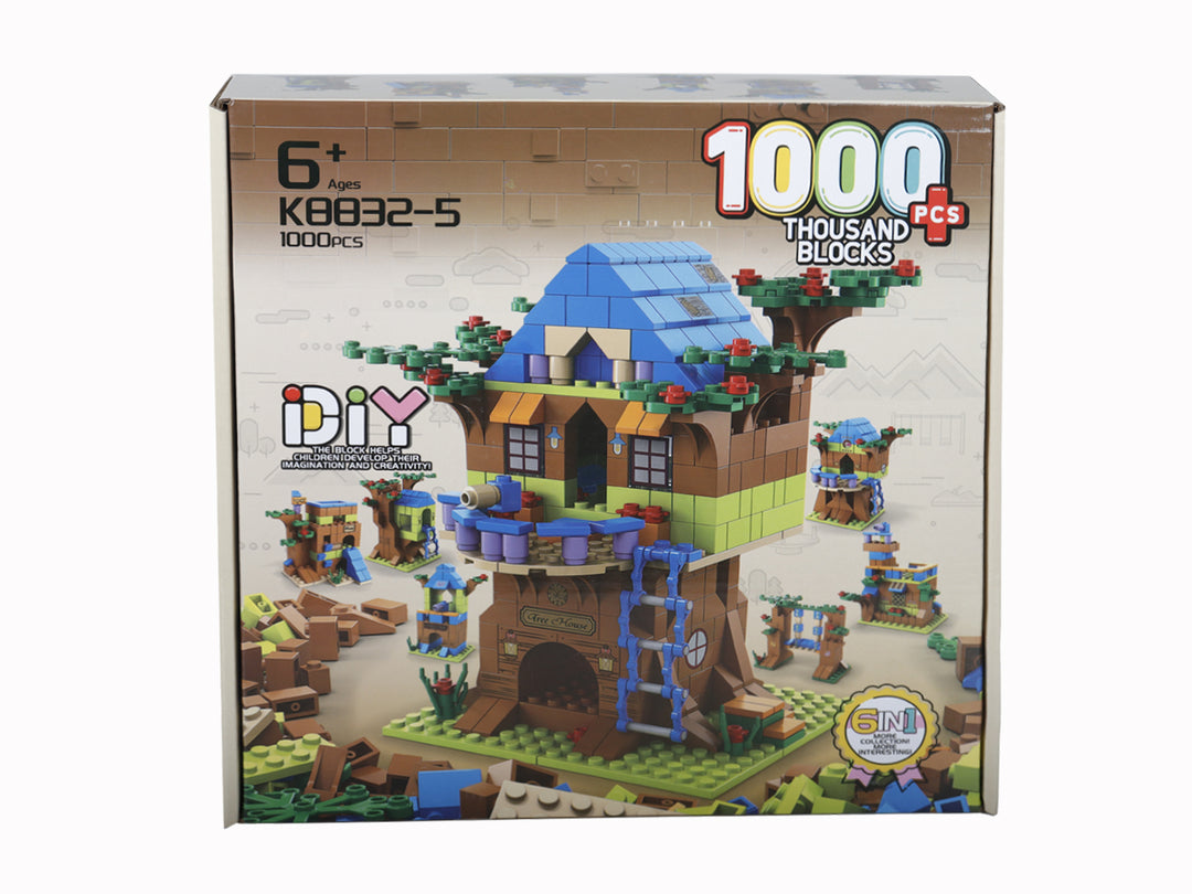 Casa del Árbol de Bloques Kelder Toys Multicolor para Nino