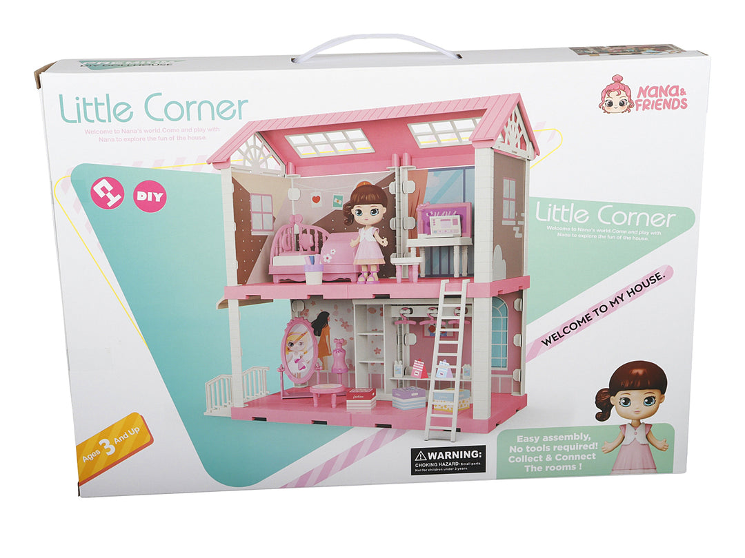 Casa de Muñecas Kelder Toys Rosa para Nina