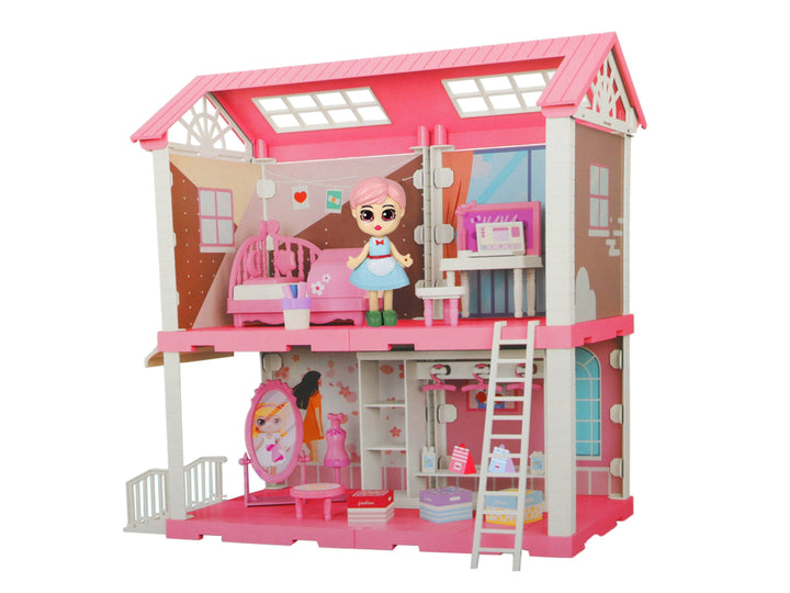 Casa de Muñecas Kelder Toys Rosa para Nina