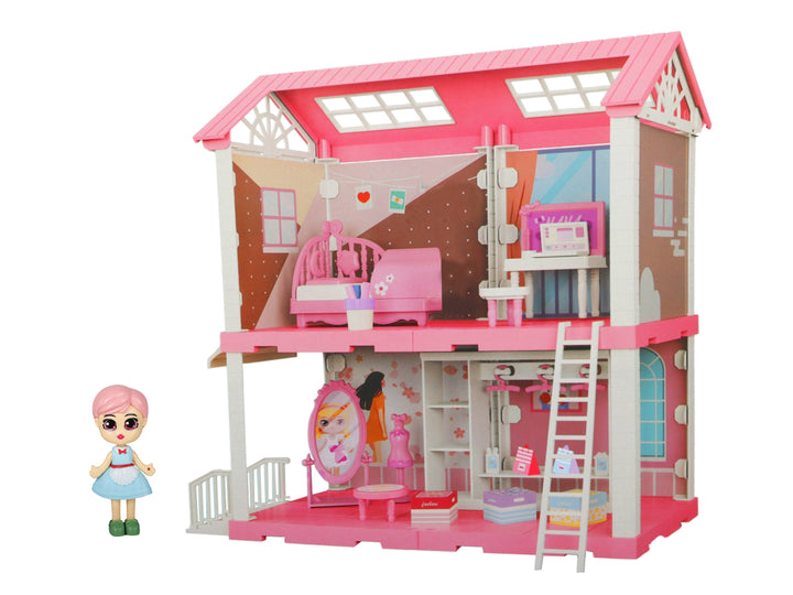 Casa de Muñecas Kelder Toys Rosa para Nina