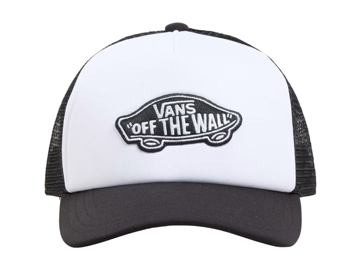 Gorra Vans Classic Patch Trucker Negro y Blanco para Niño