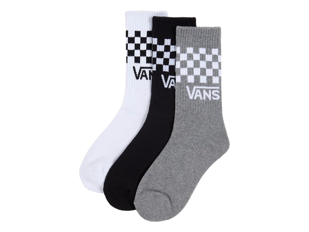 Pack 3 Calcetines Vans Classic Check Blanco y Negro para Mujer