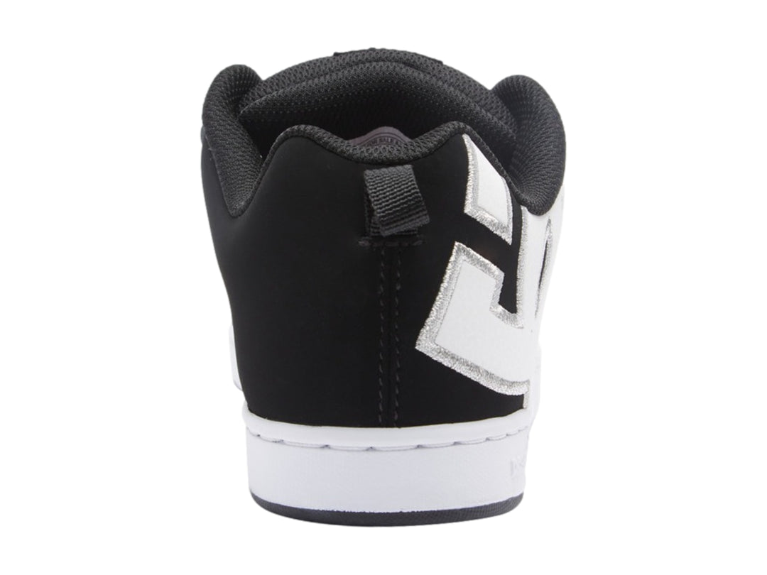 Tenis DC Shoes Court Graffik Negro y Blanco para Niño