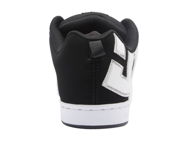 Tenis DC Shoes Court Graffik Negro y Blanco para Niño