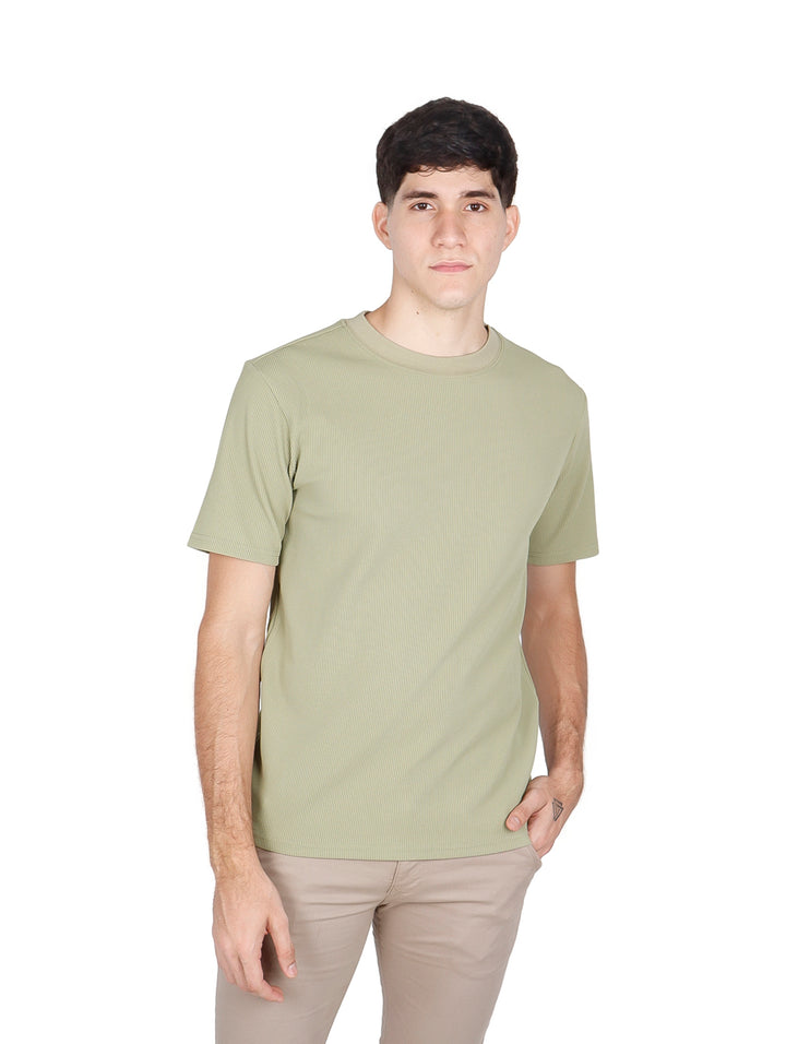 Playera ATOK Cuello Redondo Verde Claro para Hombre