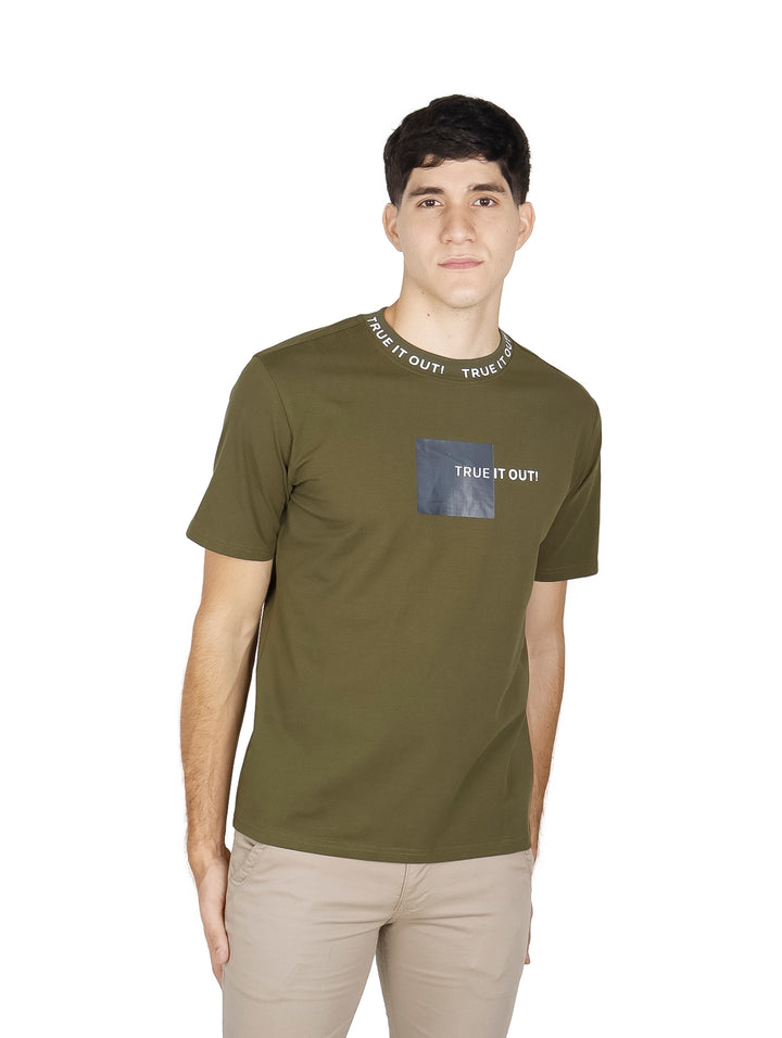 Playera ATOK Cuello Redondo Verde para Hombre