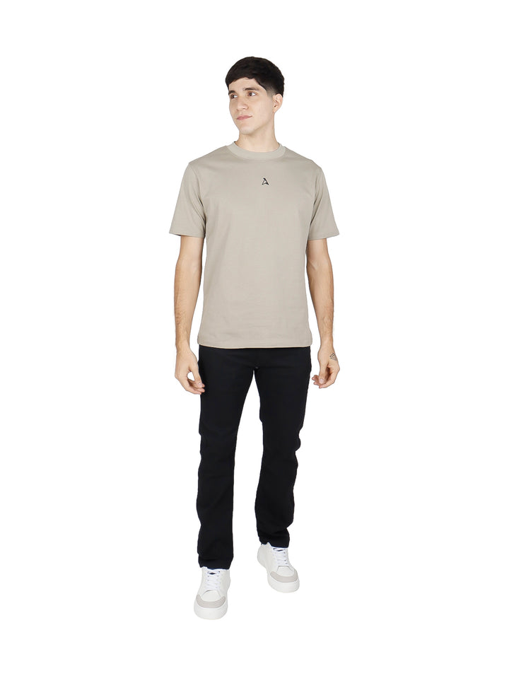 Playera Básica ATOK Cuello Redondo Gris para Hombre