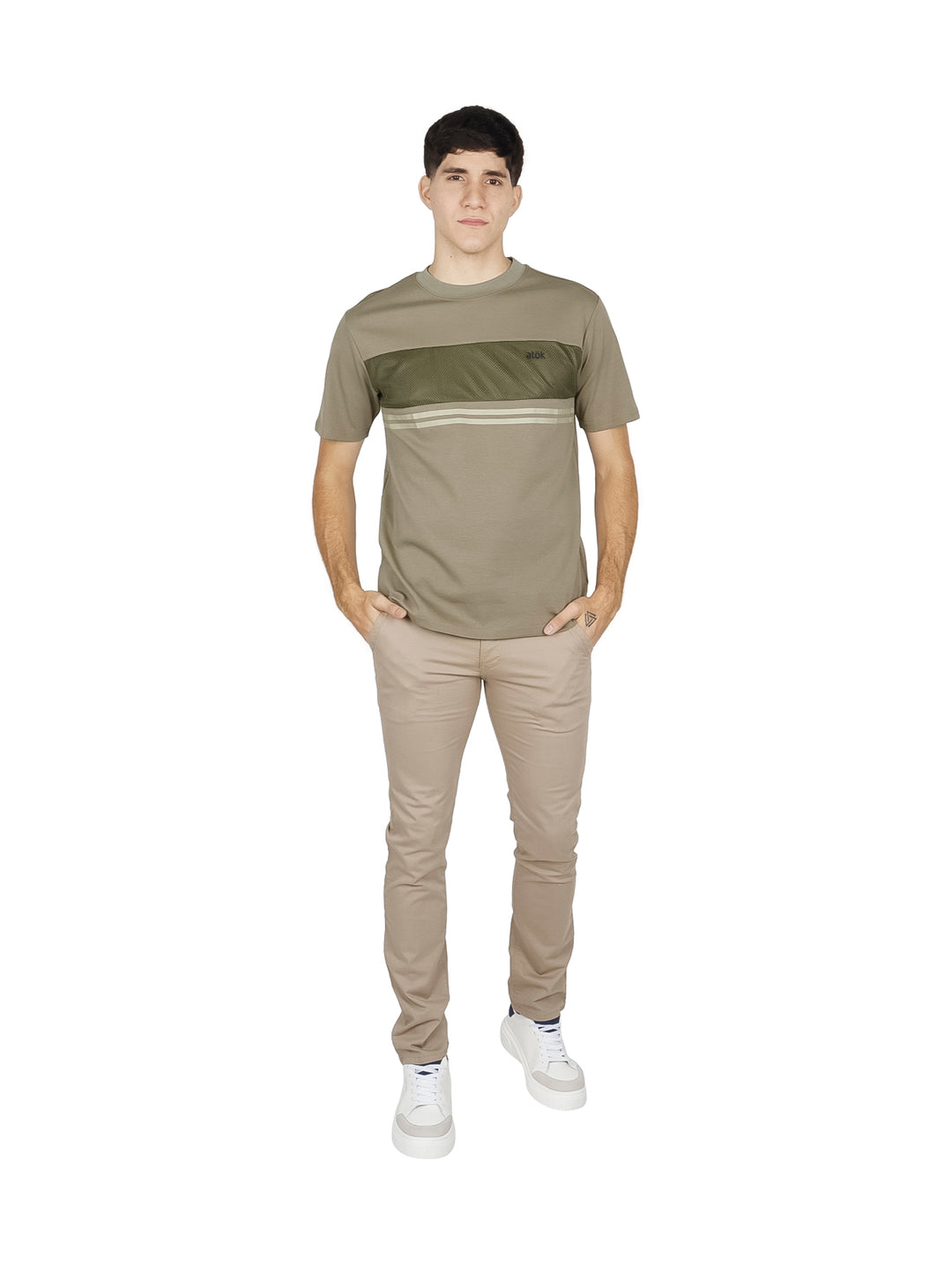 Playera ATOK Básica Army Green para Hombre