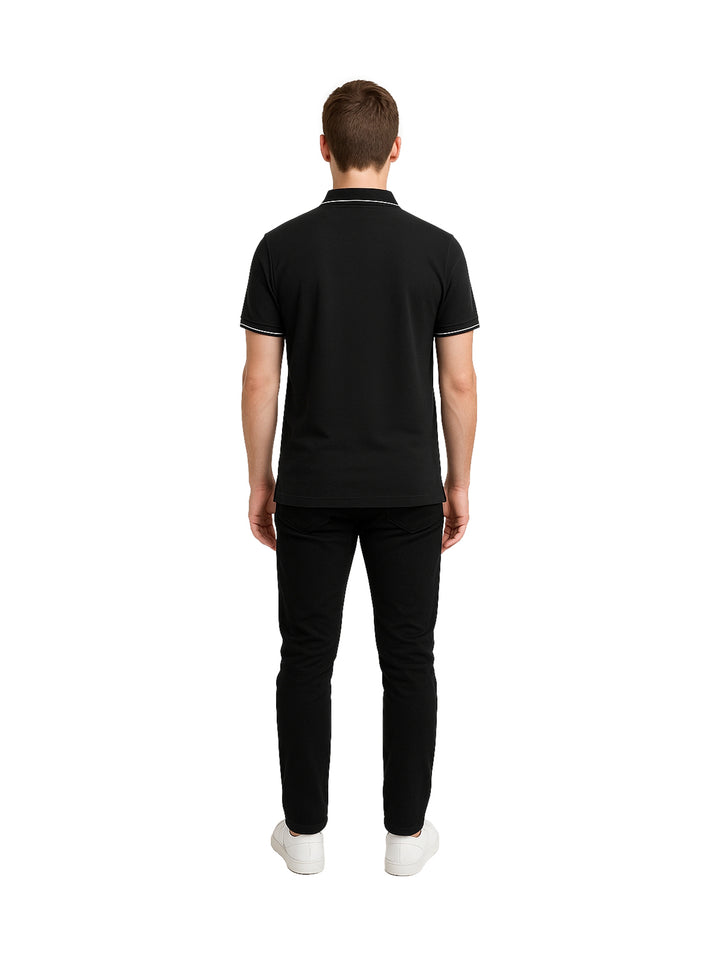 Playera Polo G.AMERICAN Negro para Hombre