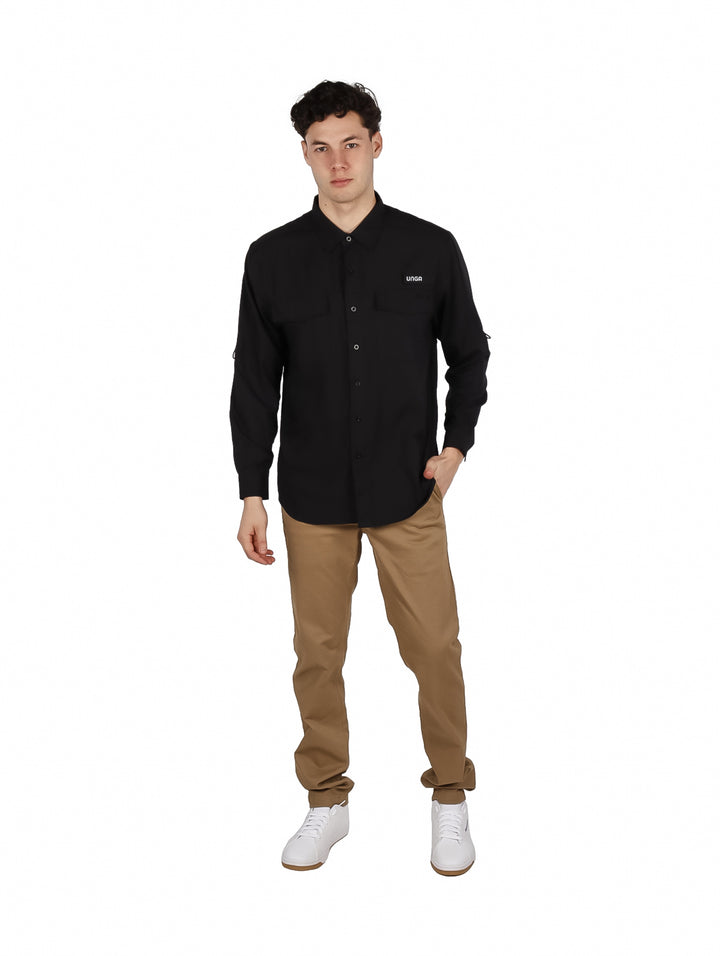 Camisa UNGA Outdoor Negro para Hombre