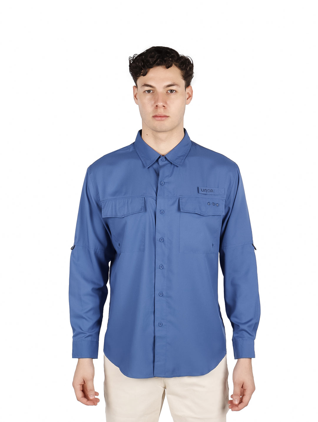 Camisa UNGA Outdoor Azul para Hombre