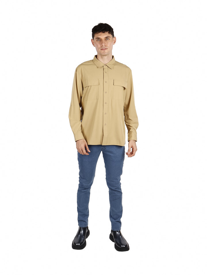 Camisa UNGA Outdoor Beige para Hombre