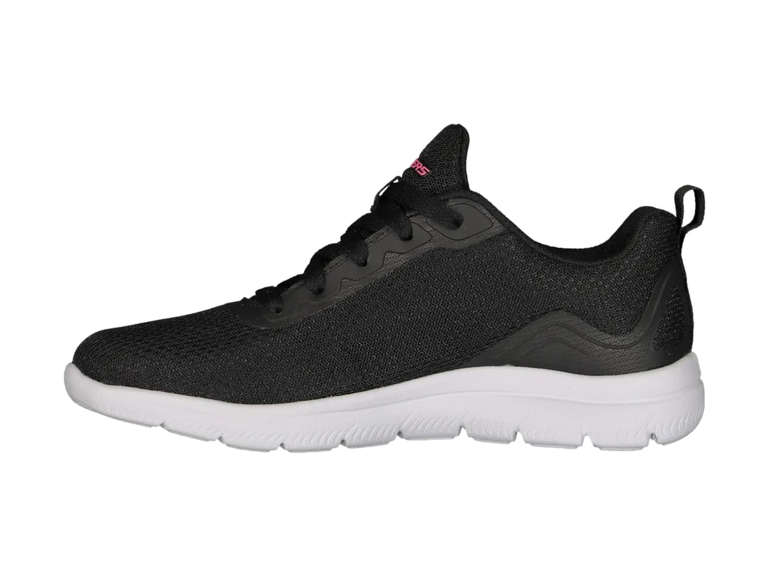 Tenis Skechers Summits Negro con Rosa para Mujer
