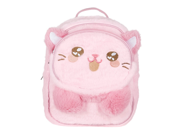 Mochila ROZE de Peluche Rosa para Niña