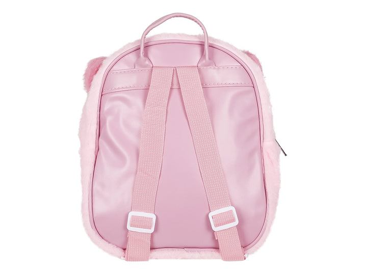 Mochila ROZE de Peluche Rosa para Niña