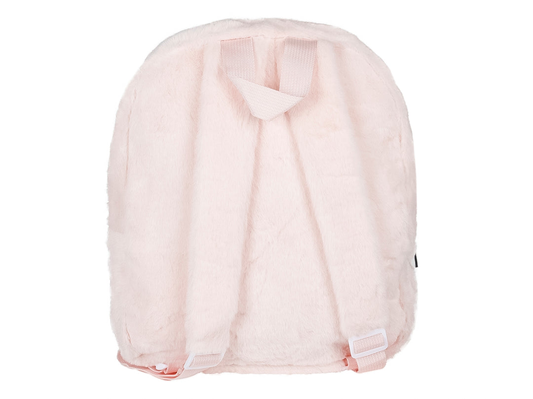 Mochila ROZE de Peluche Color Latte para Niña