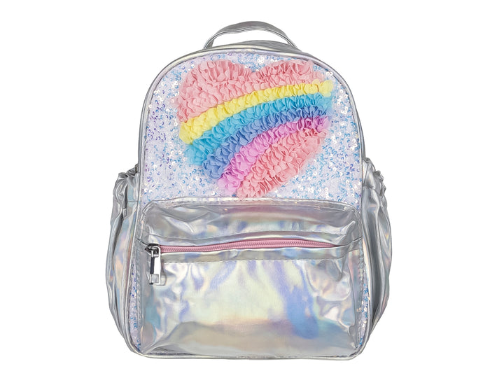 Mochila Roze Corazón Multicolor para Niña