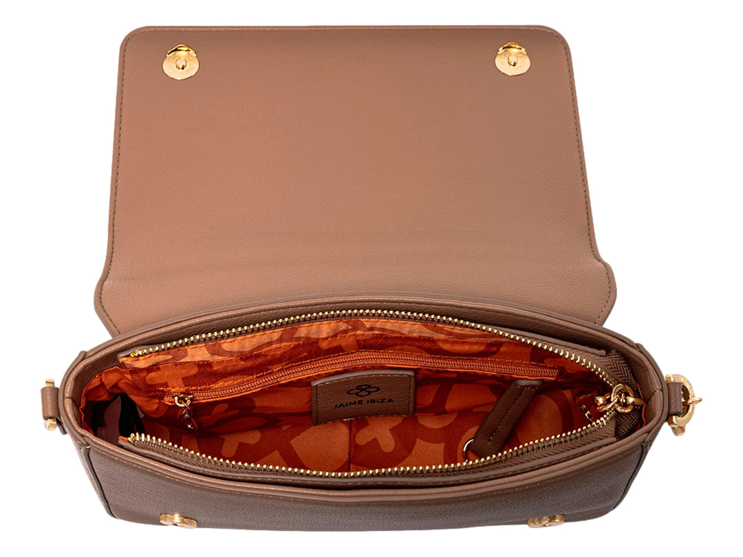 Bolso de Hombro Jaime Ibiza Taupe para Mujer