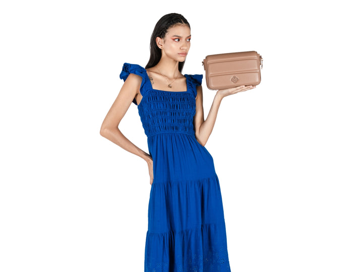 Bolso de Hombro Jaime Ibiza Taupe para Mujer