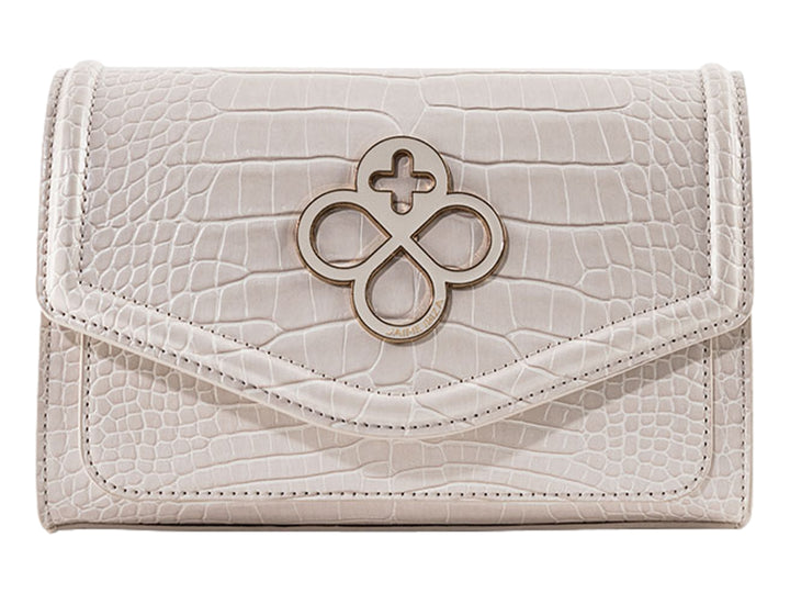 Bolso Jaime Ibiza Croco Blanco para Mujer