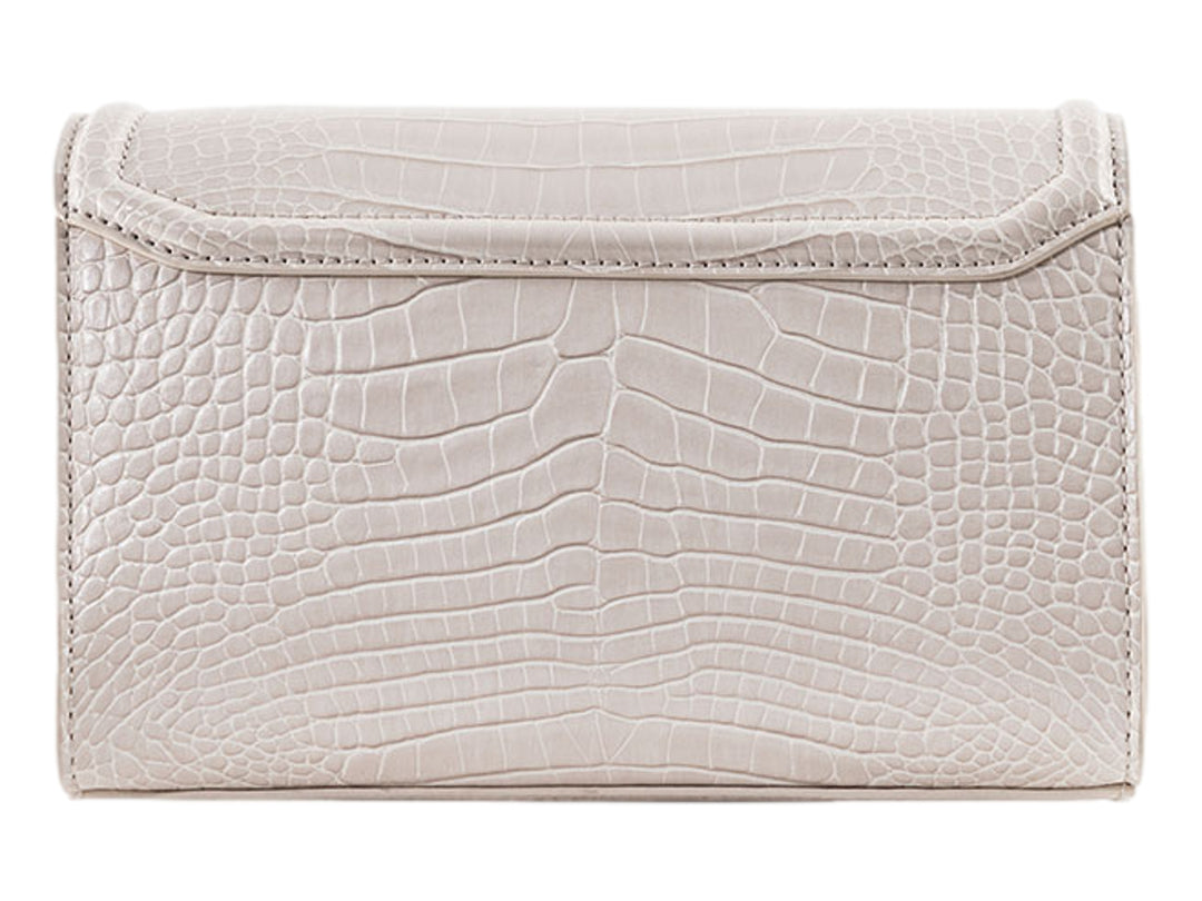 Bolso Jaime Ibiza Croco Blanco para Mujer
