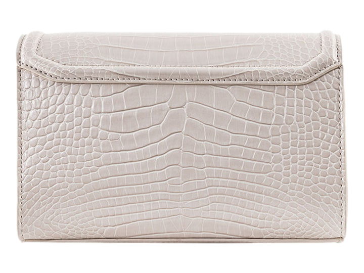 Bolso Jaime Ibiza Croco Blanco para Mujer