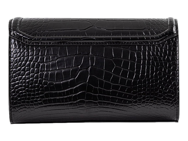 Bolso Jaime Ibiza Croco Negro para Mujer