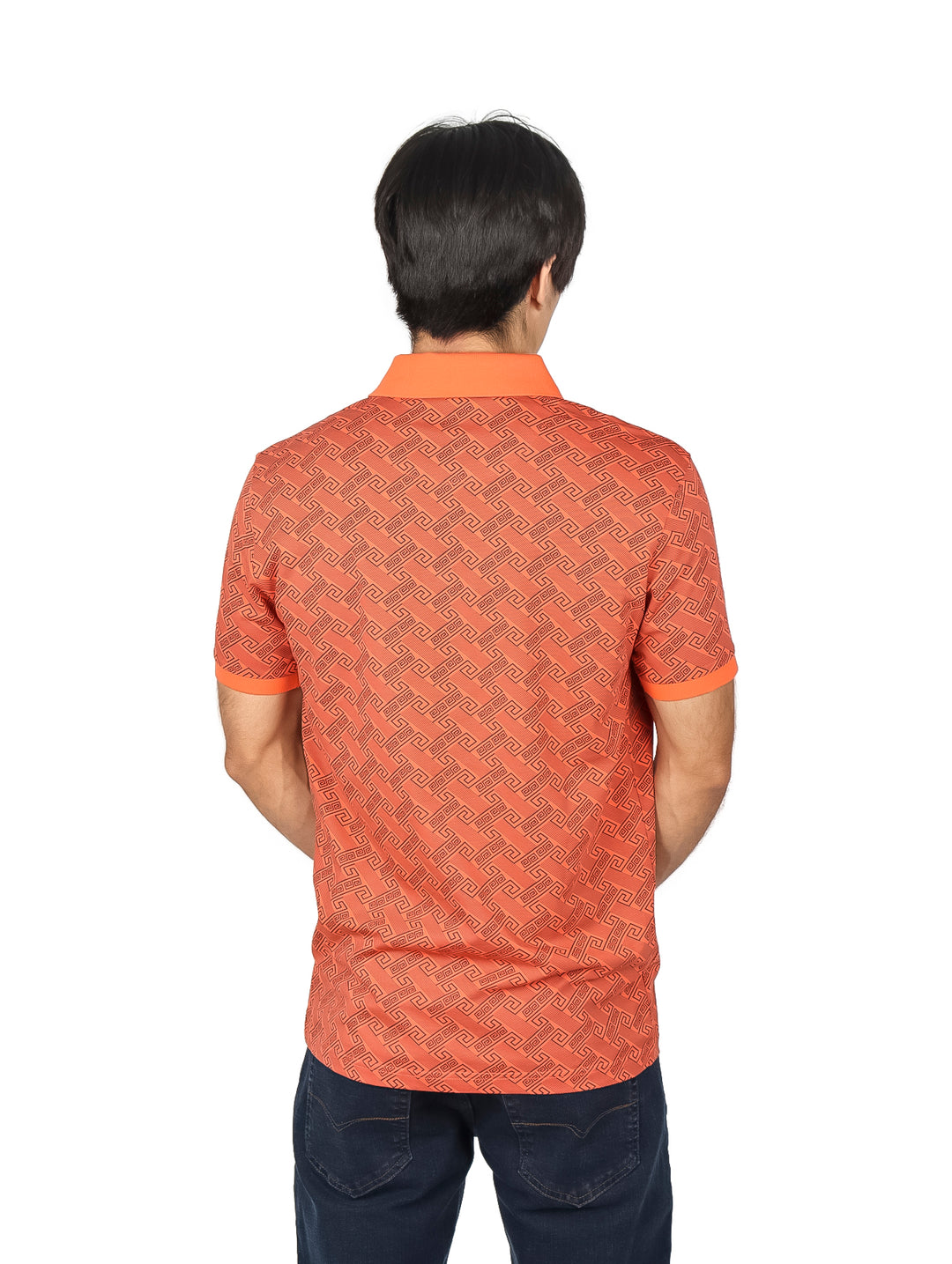 Playera Polo Pavini Color Ladrillo para Hombre